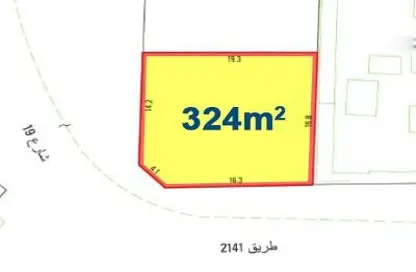 2D Floor Plan image for: Land - Studio for sale in Jid Ali - Central Governorate, Image 1
