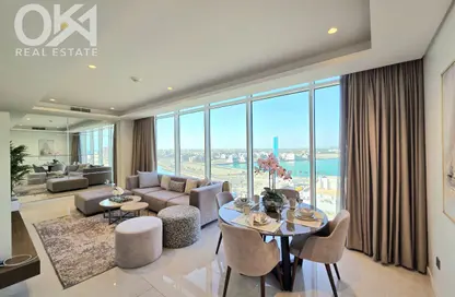 Apartment - 2 Bedrooms - 3 Bathrooms for rent in Canal View - Dilmunia Island - Muharraq Governorate