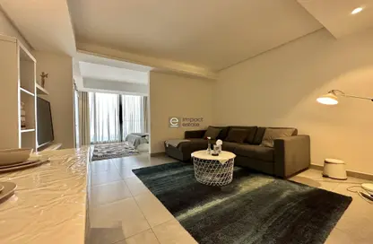 Living Room image for: Apartment for rent in Breeze of Dilmunia - Dilmunia Island - Muharraq Governorate, Image 1