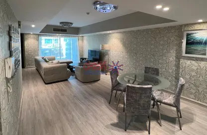 Living / Dining Room image for: Apartment - 2 Bedrooms - 2 Bathrooms for rent in Tala Island - Amwaj Islands - Muharraq Governorate, Image 1