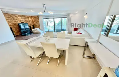 Living / Dining Room image for: Apartment - 1 Bedroom - 1 Bathroom for sale in Tala Island - Amwaj Islands - Muharraq Governorate, Image 1