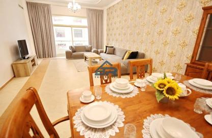Living / Dining Room image for: Apartment - 3 Bedrooms - 3 Bathrooms for rent in Al Juffair - Capital Governorate, Image 1