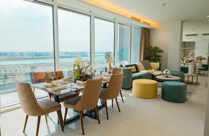 Apartment - 2 Bedrooms - 2 Bathrooms for rent in Canal View - Dilmunia Island - Muharraq Governorate