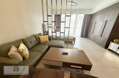 Living Room image for: Apartment - 1 Bathroom for rent in Al Juffair - Capital Governorate, Image 1