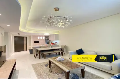 Living / Dining Room image for: Apartment - 1 Bathroom for sale in Bahrain Bay - Capital Governorate, Image 1