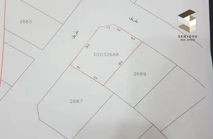 2D Floor Plan image for: Land - Studio for sale in Al Bareh - Diyar Al Muharraq - Muharraq Governorate, Image 1