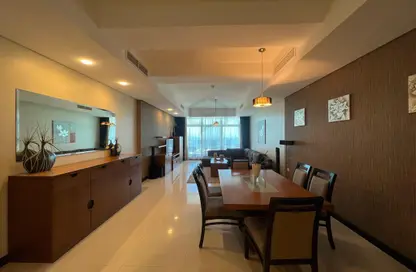 Dining Room image for: Apartment - 3 Bedrooms - 3 Bathrooms for rent in Al Juffair - Capital Governorate, Image 1