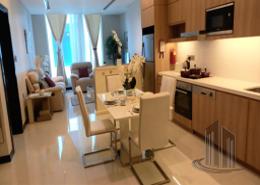 Living / Dining Room image for: Apartment - 1 bedroom - 2 bathrooms for sale in Al Juffair - Capital Governorate, Image 1