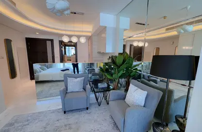 Apartment - Studio - 1 Bathroom for rent in Bahrain Bay - Capital Governorate