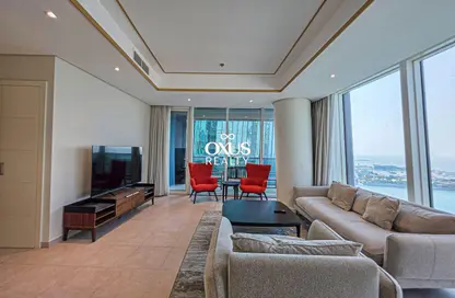 Apartment - 3 Bedrooms - 3 Bathrooms for rent in Bahrain Financial Harbour - Manama - Capital Governorate
