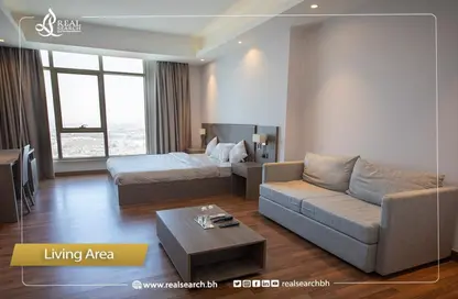 Living Room image for: Apartment - 1 Bathroom for rent in Seef - Capital Governorate, Image 1