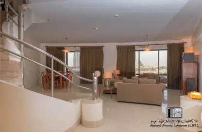 Living / Dining Room image for: Apartment - 2 Bedrooms - 3 Bathrooms for rent in Exhibition Road - Hoora - Capital Governorate, Image 1