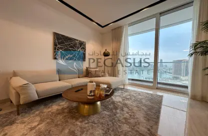 Living Room image for: Apartment - 2 Bedrooms - 2 Bathrooms for sale in Water Garden City - Manama - Capital Governorate, Image 1