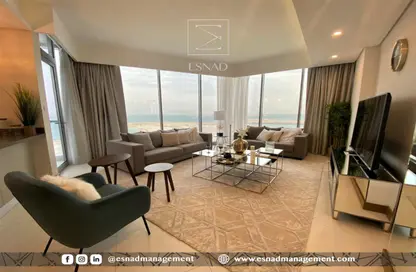 Living Room image for: Apartment - 2 Bedrooms - 3 Bathrooms for sale in Danat Al Bahrain - Southern Governorate, Image 1