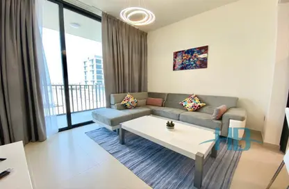 Living Room image for: Apartment - 1 Bedroom - 1 Bathroom for sale in Marassi Al Bahrain - Diyar Al Muharraq - Muharraq Governorate, Image 1