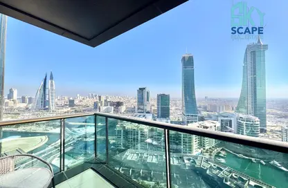 Apartment - 1 Bedroom - 2 Bathrooms for rent in Bahrain Financial Harbour - Manama - Capital Governorate