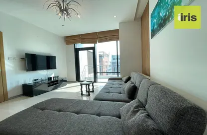 Living Room image for: Apartment - 1 Bedroom - 2 Bathrooms for sale in Seef - Capital Governorate, Image 1