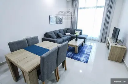 Living / Dining Room image for: Apartment - 1 Bedroom - 1 Bathroom for rent in Al Burhama - Manama - Capital Governorate, Image 1