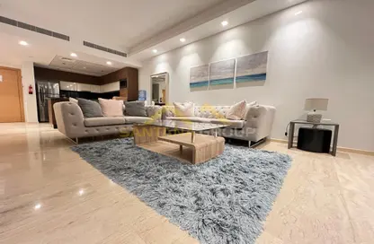 Living Room image for: Apartment - 2 Bedrooms - 3 Bathrooms for rent in Essence of Dilmunia - Dilmunia Island - Muharraq Governorate, Image 1