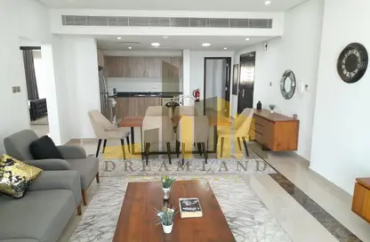 Living / Dining Room image for: Apartment - 2 Bedrooms - 2 Bathrooms for rent in Al Juffair - Capital Governorate, Image 1