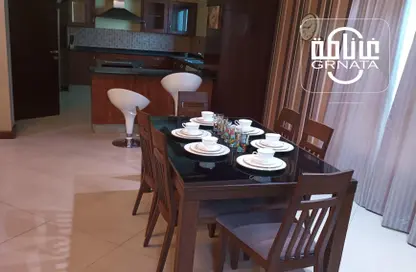 Dining Room image for: Duplex - 1 Bedroom - 2 Bathrooms for rent in Mahooz - Manama - Capital Governorate, Image 1