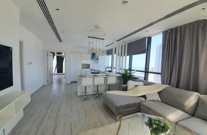 Living / Dining Room image for: Penthouse - 1 Bedroom - 2 Bathrooms for rent in Seef - Capital Governorate, Image 1