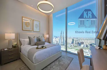 Room / Bedroom image for: Apartment - 2 Bedrooms - 2 Bathrooms for sale in Bahrain Bay - Capital Governorate, Image 1
