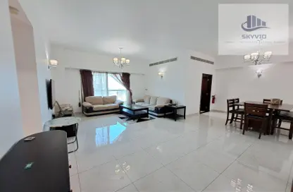 Living / Dining Room image for: Apartment - 2 Bedrooms - 2 Bathrooms for rent in Al Juffair - Capital Governorate, Image 1