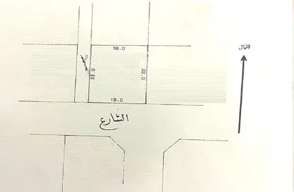 صورة لـ مخطط ثنائي الأبعاد أرض - استوديو للبيع في قلالي - المحرق ، صورة رقم 1