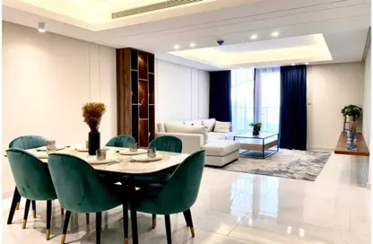 Living / Dining Room image for: Apartment - 2 Bedrooms - 3 Bathrooms for sale in The Lagoon - Amwaj Islands - Muharraq Governorate, Image 1