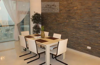 Dining Room image for: Apartment - 2 Bedrooms - 3 Bathrooms for rent in Sanabis - Manama - Capital Governorate, Image 1