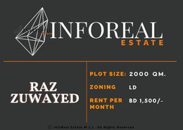 Land for rent in Ras Zuwayed - Southern Governorate
