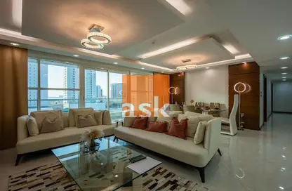 Living Room image for: Apartment - 2 Bedrooms - 3 Bathrooms for rent in The Lagoon - Amwaj Islands - Muharraq Governorate, Image 1