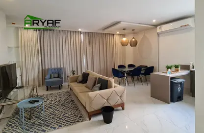 Living / Dining Room image for: Apartment - 3 Bedrooms - 3 Bathrooms for sale in Jeblat Hebshi - Northern Governorate, Image 1