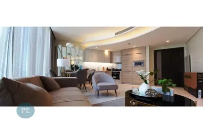 Apartment - 1 Bedroom - 1 Bathroom for rent in Bahrain Bay - Capital Governorate