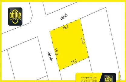 2D Floor Plan image for: Land - Studio for rent in Saar - Northern Governorate, Image 1