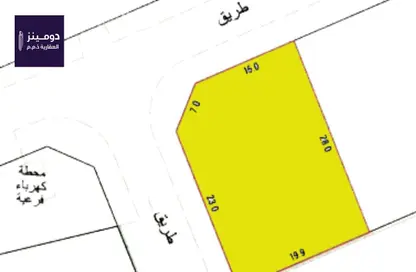 2D Floor Plan image for: Land - Studio for sale in Sanad - Central Governorate, Image 1