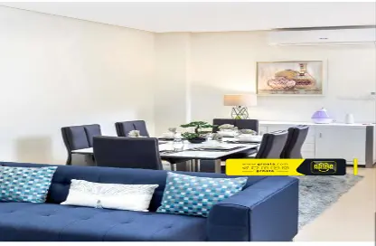 Living / Dining Room image for: Apartment - 4 Bedrooms - 3 Bathrooms for sale in Hamad Town - Northern Governorate, Image 1