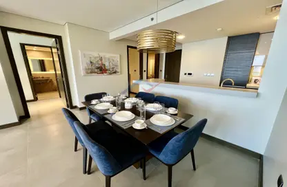 Dining Room image for: Apartment - 3 Bedrooms - 4 Bathrooms for rent in Seef - Capital Governorate, Image 1
