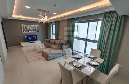 شقة - غرفة نوم - 2 حمامات للايجار في أمواج مارينا - أمواج - المحرق