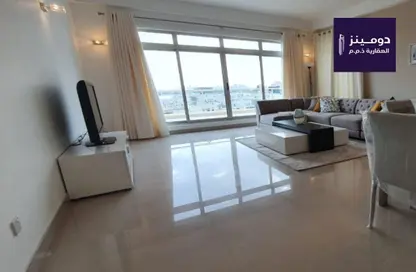 Living Room image for: Penthouse - 3 Bedrooms - 3 Bathrooms for rent in Amwaj Avenue - Amwaj Islands - Muharraq Governorate, Image 1