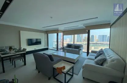 Living Room image for: Apartment - 2 Bedrooms - 2 Bathrooms for rent in The Lagoon - Amwaj Islands - Muharraq Governorate, Image 1