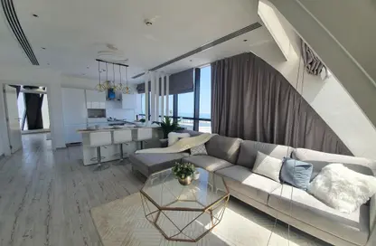 Living Room image for: Penthouse - 1 Bedroom - 2 Bathrooms for rent in Seef - Capital Governorate, Image 1