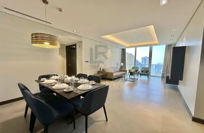 Living / Dining Room image for: Apartment - 4 Bedrooms - 5 Bathrooms for rent in Seef - Capital Governorate, Image 1