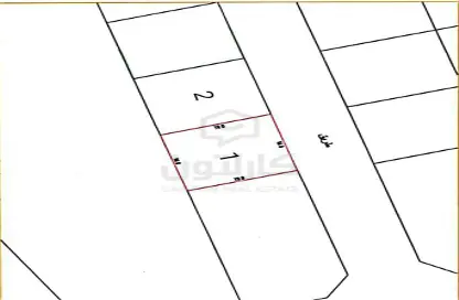 2D Floor Plan image for: Land - Studio for sale in Hamala - Northern Governorate, Image 1
