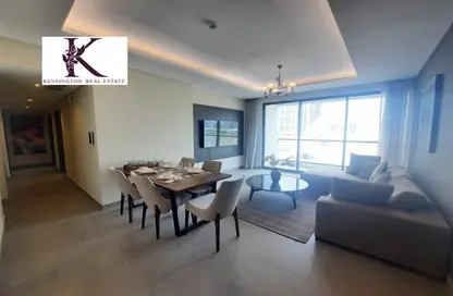 Living / Dining Room image for: Apartment - 3 Bedrooms - 4 Bathrooms for sale in The Lagoon - Amwaj Islands - Muharraq Governorate, Image 1