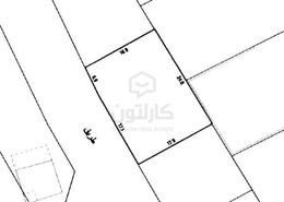 صورةمخطط ثنائي الأبعاد لـ: أرض للبيع في عراد - المحرق, صورة 1