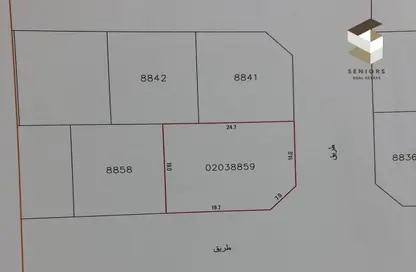 2D Floor Plan image for: Land - Studio for sale in Galali - Muharraq Governorate, Image 1