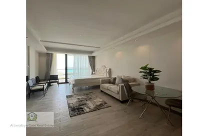 Living Room image for: Apartment - 1 Bathroom for rent in The Treasure - Dilmunia Island - Muharraq Governorate, Image 1