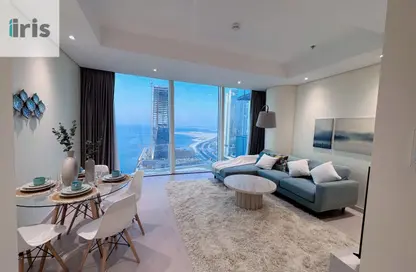 Apartment - 1 Bedroom - 2 Bathrooms for rent in Bahrain Financial Harbour - Manama - Capital Governorate
